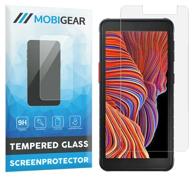 Produktbild von Mobigear Displayschutzfolie für Samsung Galaxy Xcover 5, gehärtetes Glas – Panzerglasfolie, kompatibel mit Hüllen