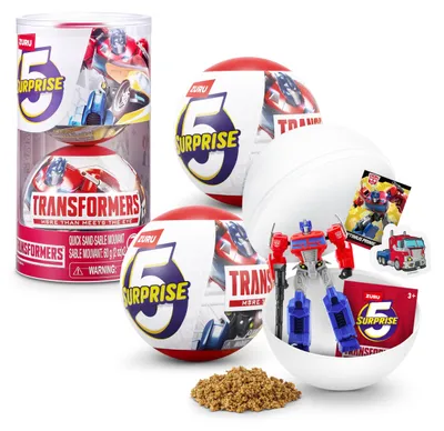 Produktbild von 5 Surprise 2 Kapseln Transformers Serie 1 von ZURU, Unboxing-Spielzeugfür Kinder, Realistisches Miniaturspielzeug, Spielset & Zubehör