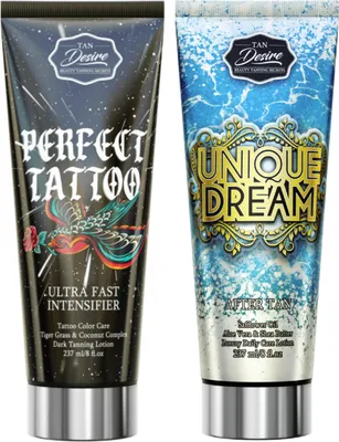 Imagen del producto de Tan Desire: Tatuajes perfectos + un bronceado único, ¡y además, bronceado gratuito!