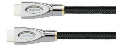 Immagine prodotto di Python GC-M0251 Python HDMI« 2.1 Kabel 8K UHD-2 Nylongeflecht schwarz 0,5m