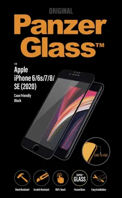 Produktbild von PanzerGlass SP iPhone 6/6s/7/8/SE 2020/2022 CF E-to-E schwarz