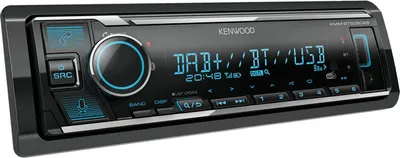 Produktbild von Kenwood KMM-BT506DAB, Schwarz, 1 DIN, 50 W, 4.0 Kanäle, 50 W, 30 - 15000 Hz