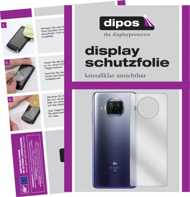 Zdjęcie produktu dla 1x Folia ochronna do Xiaomi Mi 10T Lite Backside przezroczysta folia ochronna ekranu Folia ochronna wyświetlacza dipos