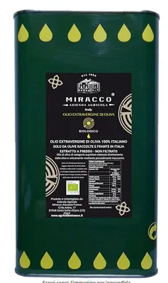 Obrázok produktu pre olivový olej extra panenský vyrobený v Kalábrii – plechovka 3 litre