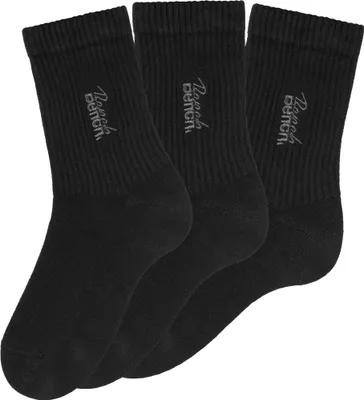 Produktbild von Bench Basicsocken 3 -teilig 3x schwarz Größe 39/42