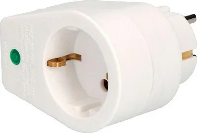 Obrázek produktu pro Zástrčkový adaptér EDM 250 V 10 A Termoplastický plast