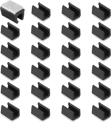Produktbild von 24 Stück Stuhlgleiter für Freischwinger mit Filz, Bodenschoner für Schwingstühle 16mm