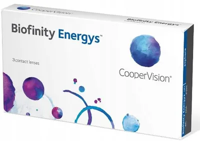Biofinity Energys 3 szt. Soczewki. Moc: -12,00