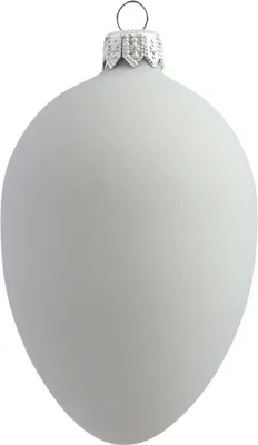 Obrázek produktu pro Skleněné vajíčko šedé