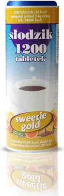 Produktbild von Süßstoff 1200 Tabletten Sweetie Gold Domos