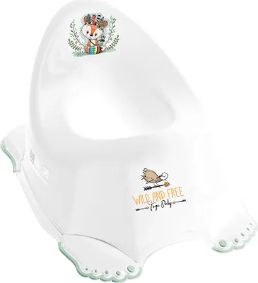 Zdjęcie produktu dla TEGA BABY Nocnik Little Fox, biało-zielony
