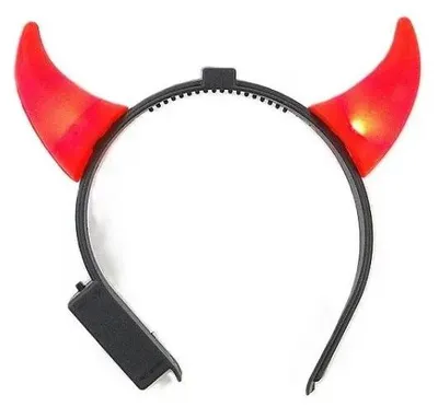 Image de Bandeau « Cornes de diable » avec lumière