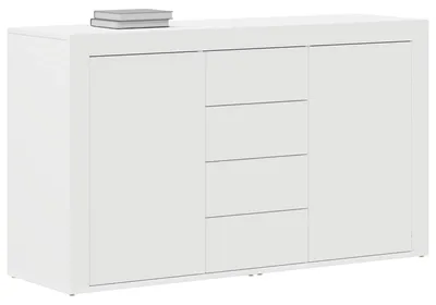 Immagine prodotto di vidaXL Credenza con cassetti Bianco 120 x 36 x 69 cm Materiale a base di legno