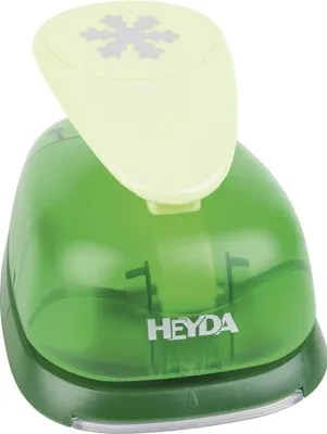 Produktbild von HEYDA Motivstanzer XXL "Schneeflocke", Farbe: grün
