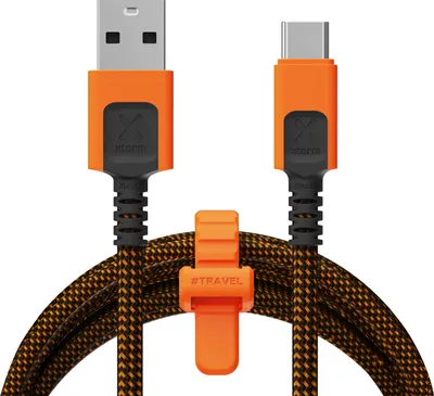 Produktbild von Xtorm CXX2003, 1,5 m, USB A, USB C, Schwarz, Orange