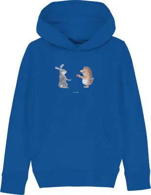 Produktbild von Mr. & Mrs. Panda Kinderpullover Hase Igel 9-11 Jahre (134/146) - Royal Blue - Geschenk, Sweater, Pulli, Lustige Sprüche, und, Sweatshirt, Trösten, Pullover, Herzschmerz