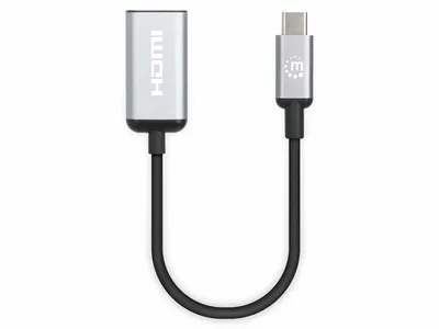 Image de MANHATTAN 4K@60Hz USB 3.2 Typ C auf HDMI-Adapter 15cm Kabel