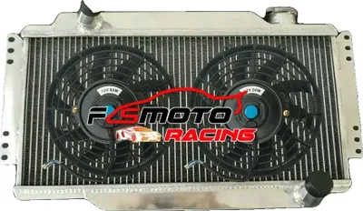 Immagine prodotto di Radiatore, Struttura in alluminio, Capacità di raffreddamento migliorata, Radiatore e 2 ventole