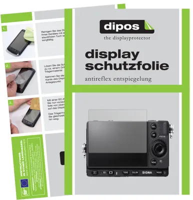Produktbild von 2x Schutzfolie für Sigma fp matt Displayschutzfolie Folie Display Schutz dipos