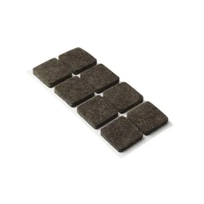 Immagine prodotto di Cuscinetti in feltro 30x30 mm, marrone, confezione da 32 pezzi