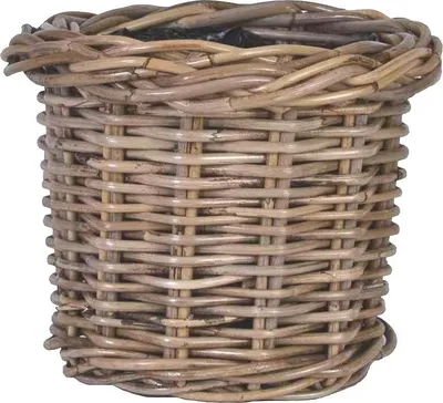 Produktbild von MiaMöbel Korb mittel Landhausstil Rattan Grau
