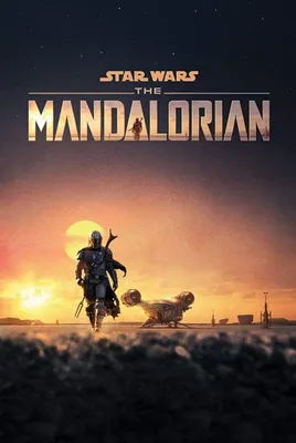 Produktbild von Pyramid Star Wars The Mandalorian Dusk Poster 61x91.5cm.