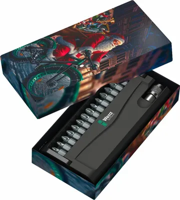 Produktbild von Wera Bit-Check 30 Christmas 2024 Bitzsatz mit Bithalter