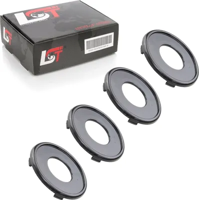 Produktbild von 4x Radnabenkappe Felgendeckel Schwarz ø 70mm für MAZDA HONDA SUZUKI MITSUBISHI