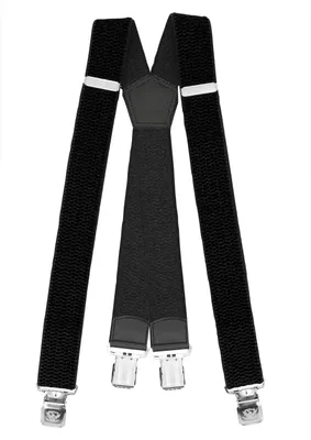 Produktbild von Fabio Farini - 1 Stück 4cm Breites X-Design verstellbar mit extra starken Clipverschluss, Schwarz