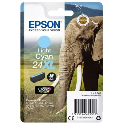 Image de Epson 24XL - 9.8 ml - XL - cyan - Cartouche d'encre originale