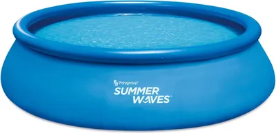 Zdjęcie produktu dla Summer Waves Quick Up Pool nadmuchiwany basen okrągły z akcesoriami niebieski Ø 457x107 cm