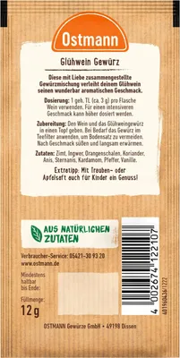 Produktbild von Glühwein Gewürzmischung