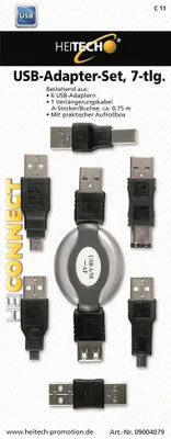 Produktbild von Heitech USB-ADAPTER-SET, 7-TLG