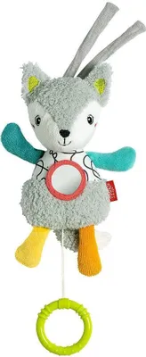 Produktbild von Mini-Spieluhr Fuchs – mit Spiegel & herausnehmbarem Spielwerk – Melodie „Weißt du wieviel Sternlein stehen“