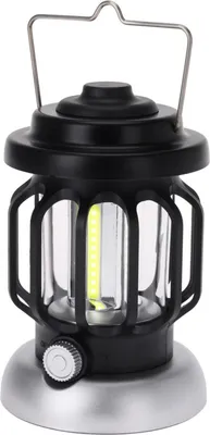 Produktbild von Campinglampe LED dimmbar Warmweiß 200 LM batteriebetrieben 10x16 cm mit Aufhängeöse