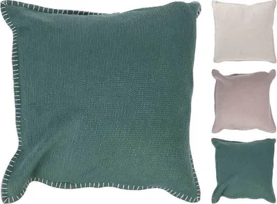 Obrázek produktu pro Polštář dekorační bavlna 45 x 45 cm starorůžová