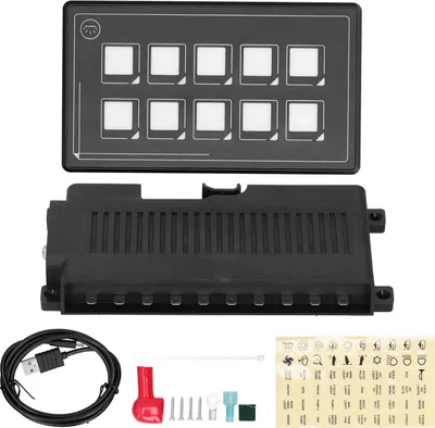 Obrázok produktu pre 10P Membránový ovládací panel Bluetooth APP Control s podsvietením Modul LED Touch Builtin PPTC pre RV Boat