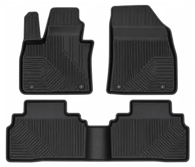 Productafbeelding van Rubberen automatten voor Bestune T90 vanaf 2023 (SUV) – 3-delig, zwart, op maat
