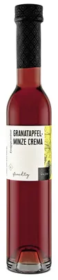 Produktbild von Wajos Granatapfel-Minze Crema 250 ml – Fruchtige Essigzubereitung mit Weißweinessig, Granatapfel & Minze – Vegan