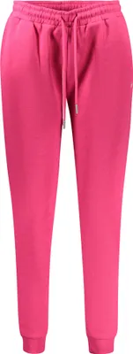 Produktbild von Damen Sporthose: Gefüttert, elastisch, pink mit Logo-Applikation