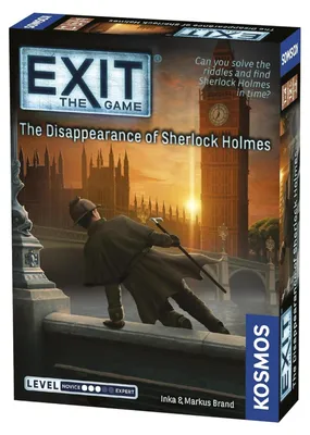 Produktbild von EXIT Das Verschwinden von Escape Room Kartenspiel Familienspiele für Spieleabend Partyspiele für Erwachsene und Kinder für 1 bis 4 Spieler Sherlock Holmes