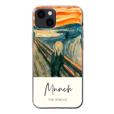 Produktbild von MuchoWow® Handyhülle Schutzhülle Hülle für iPhone 13 Der Schrei - Edvard Munch - Alte Meister Silikon Softcase Handy Hülle - Karteninhaber