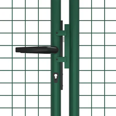 Obrázek produktu pro vidaXL Síťová zahradní brána z oceli 400 x 125 cm Zelená