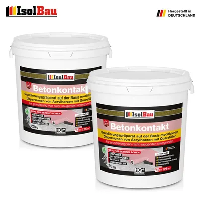 Isolbau Betonkontakt Haftbrücke 50 kg Haftgrund Grundierung Quarzgrund Haftgrundierung