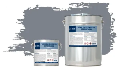 Produktbild von Wixx 2K Epoxid 550 Betonfarbe - RAL 7046 | Telegrau 2 - 10L