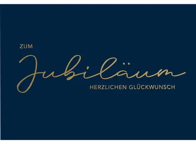 Produktbild von Perleberg Karte Jubiläum Lifestyle 774-0007
