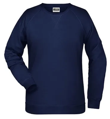 Image de James and Nicholson - Sweat-shirt pour femmes LT2526 (M) (bleu marine)