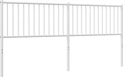 Produktbild von vidaXL Ersatz-Kopfteil Metall Weiß 193 cm