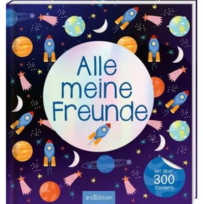 Immagine prodotto di Alle meine Freunde - Weltraum | Mit über 300 Stickern