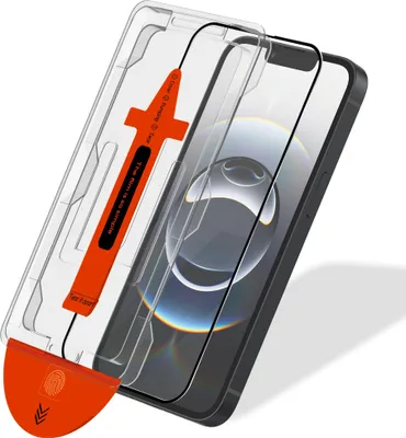 Produktbild von 1-Pack iPhone 16E Displayschutzfolie - Gehärtetes Glas | [Automatische Installation] - Blasenfrei